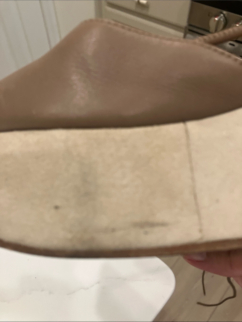Rare Brunello Cucinelli Leather/Suede Ankle Lace Flatform Wedge Sz 40 Taupe- EUC - Picture 12 of 14